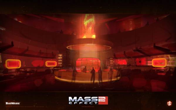Обои Mass Effect 2: Бар Омега