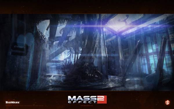 Обои Mass Effect 2: Заброшенный центр биотиков