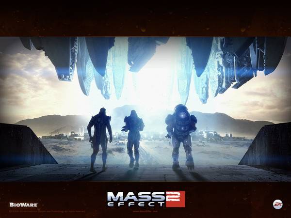Обои Mass Effect 2: Битва