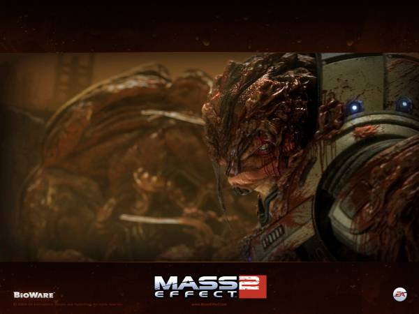 Обои Mass Effect 2: Грюнт и Молотильщик